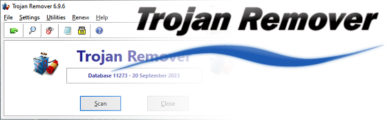 Trojan Remover Main screen