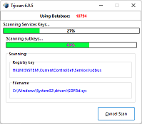 FastScan in progress